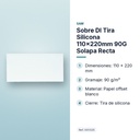 SOBRE DL TIRA SILICONA 110X220MM 90G SOLAPA RECTA - características principales