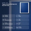 TAPAS CARTON GOFRADO A4 AZUL 50 UDS - resumen de atributos