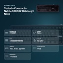 TECLADO COMPACTO NXKBE000002 USB NEGRO NILOX - resumen de atributos