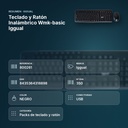 TECLADO Y RATÓN INALÁMBRICO WMK-BASIC IGGUAL - resumen de atributos