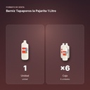 BARNIZ TAPAPOROS LA PAJARITA 1 LITRO  - formato de venta: caja de 6
