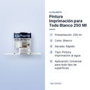 PINTURA IMPRIMACIÓN PARA TODO BLANCO 250 ML - características principales