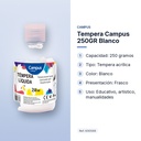 TEMPERA CAMPUS 250GR BLANCO - características principales