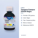 TEMPERA CAMPUS 250GR NEGRO - características principales