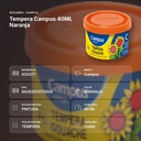 TEMPERA CAMPUS 40ML NARANJA - resumen de atributos