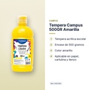 TEMPERA CAMPUS 500GR AMARILLA - características principales