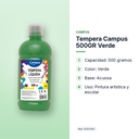 TEMPERA CAMPUS 500GR VERDE - características principales
