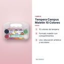TEMPERA CAMPUS MALETIN 10 COLORES - características principales