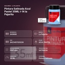 PINTURA SATINADA AZUL PASTEL 35ML L-14 LA PAJARITA - resumen de atributos