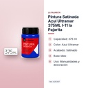 PINTURA SATINADA AZUL ULTRAMAR 375ML L-11 LA PAJARITA - características principales