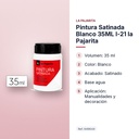 PINTURA SATINADA BLANCO 35ML L-21 LA PAJARITA - características principales