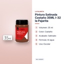 PINTURA SATINADA CASTAÑO 35ML L-32 LA PAJARITA - características principales