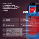 PINTURA SATINADA FLUORESCENTE F-05 AZUL LUMINOSO 375ML LA PAJARITA - resumen de atributos