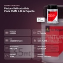 PINTURA SATINADA GRIS PLATA 35ML L-19 LA PAJARITA - resumen de atributos