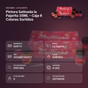 PINTURA SATINADA LA PAJARITA 35ML – CAJA 6 COLORES SURTIDOS - resumen de atributos