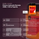 PINTURA SATINADA NARANJA 35ML L-06 LA PAJARITA - resumen de atributos