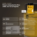PINTURA SATINADA ORO RICO 35ML ME-03 LA PAJARITA - resumen de atributos