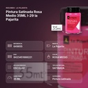 PINTURA SATINADA ROSA MEDIO 35ML L-29 LA PAJARITA - resumen de atributos
