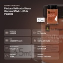 PINTURA SATINADA SIENA OSCURO 35ML L-05 LA PAJARITA - resumen de atributos