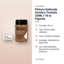 PINTURA SATINADA SOMBRA TOSTADA 35ML L-15 LA PAJARITA - características principales