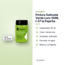 PINTURA SATINADA VERDE LORO 35ML L-37 LA PAJARITA - características principales