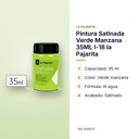 PINTURA SATINADA VERDE MANZANA 35ML L-18 LA PAJARITA - características principales