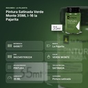 PINTURA SATINADA VERDE MONTE 35ML L-16 LA PAJARITA - resumen de atributos
