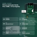 PINTURA SATINADA VERDE PINO 35ML L-41 LA PAJARITA - resumen de atributos