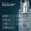 PINTURA TEXTIL VALLEJO Nº 46 AZUL CLARO 60 ML - resumen de atributos