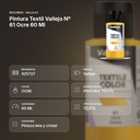 PINTURA TEXTIL VALLEJO Nº 61 OCRE 60 ML - resumen de atributos