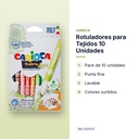 ROTULADORES PARA TEJIDOS 10 UNIDADES - características principales