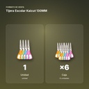 TIJERA ESCOLAR KAICUT 130MM - formato de venta: caja de 6