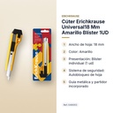 CÚTER ERICHKRAUSE UNIVERSAL18 MM AMARILLO BLÍSTER 1UD - características principales