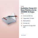 GUILLOTINA YOSAN A3 BASE PLÁSTICA CORTE 440MM 10 HOJAS - características principales