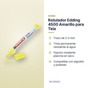 ROTULADOR EDDING 4500 AMARILLO PARA TELA - características principales