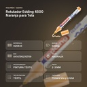 ROTULADOR EDDING 4500 NARANJA PARA TELA - resumen de atributos