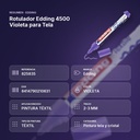 ROTULADOR EDDING 4500 VIOLETA PARA TELA - resumen de atributos