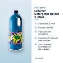 LEJÍA CON DETERGENTE BOTELLA 2 LITROS - características principales