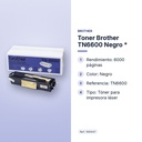 TONER BROTHER TN6600 NEGRO * - características principales