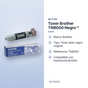 TONER BROTHER TN8000 NEGRO * - características principales