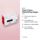 TONER CANON 1492A003BA NEGRO - características principales