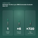 ROTULADOR ACRÍLICO LYRA 1MM ESMERALDA GRADUATE MARK ALL - formato de venta: paquete de 6, caja de 720