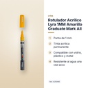 ROTULADOR ACRÍLICO LYRA 1MM AMARILLO GRADUATE MARK ALL - características principales
