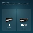 GRAPADORA AUTOMÁTICA NOVUS B7A  PROFESIONAL 30H - formato de venta: caja de 20