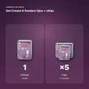 SET CREATE IT SOMBRA OJOS + UÑAS - formato de venta: caja de 5