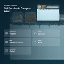 SET ESCRITORIO CAMPUS AZUL - resumen de atributos