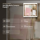 SET ESCRITORIO CAMPUS PASTEL 7 - resumen de atributos