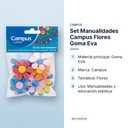 SET MANUALIDADES CAMPUS FLORES GOMA EVA - características principales