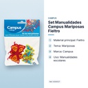 SET MANUALIDADES CAMPUS MARIPOSAS FIELTRO - características principales