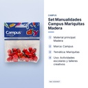 SET MANUALIDADES CAMPUS MARIQUITAS MADERA - características principales